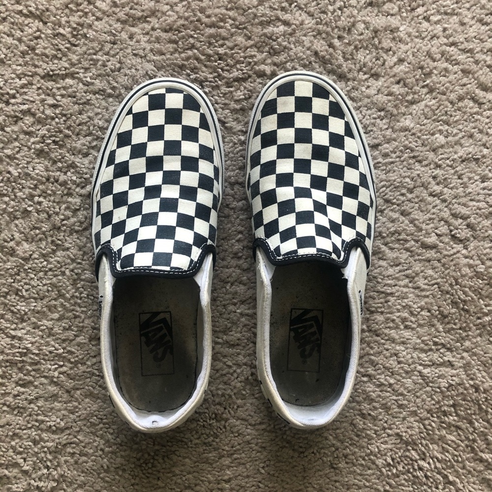 Vans Checkerboard Slip Ons